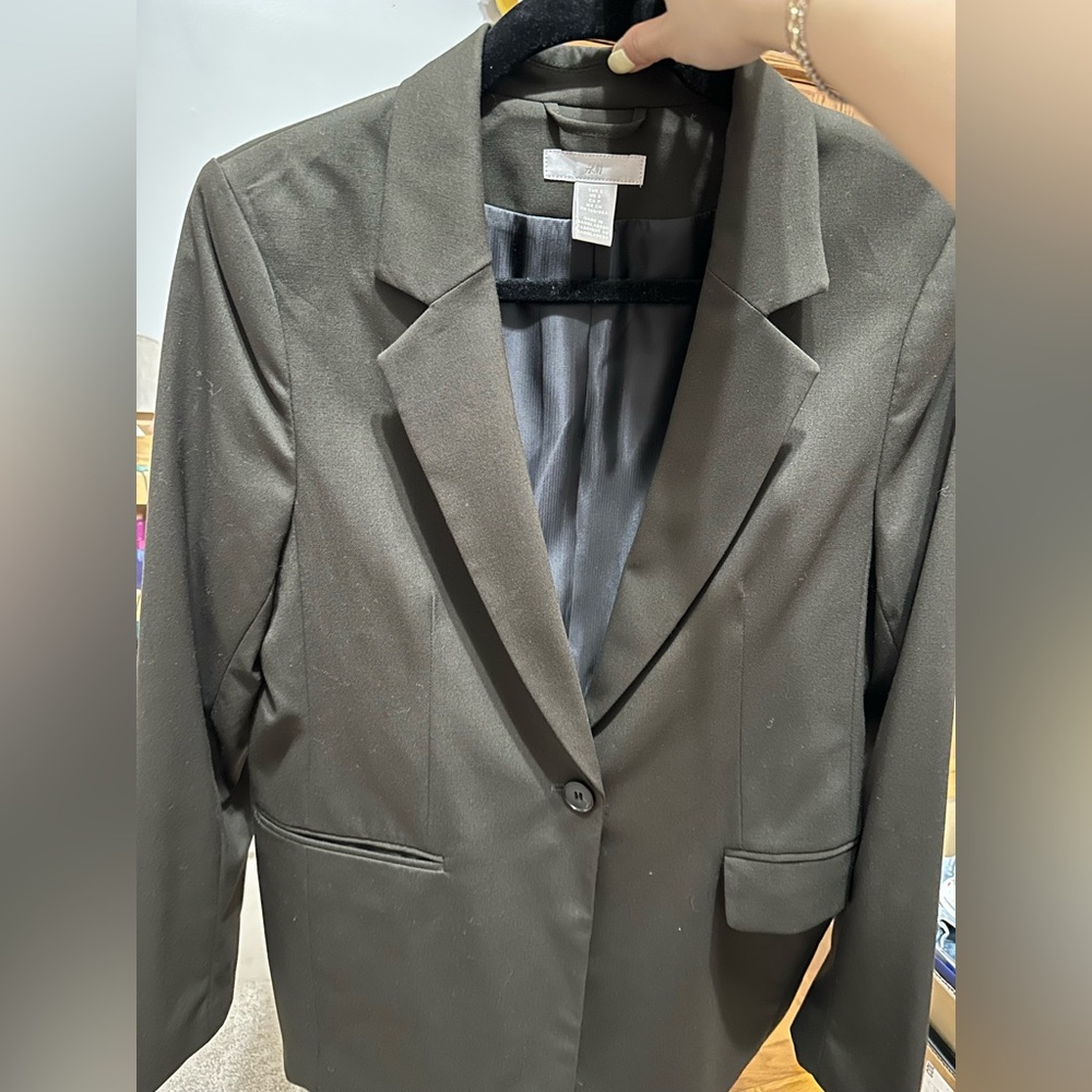 H&M Deep Forrest Green Blazer - LIKE NEW